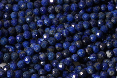 Kamienie Lapis lazuli 7315kp 3-3.5mm 1sznur